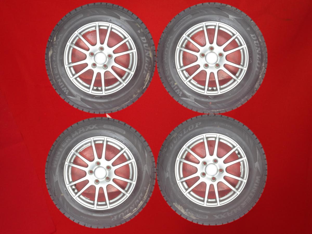 ダンロップ ウィンターマックス 02 WM02 DUNLOP WINTER MAXX 02 WM02 215/65R16 98Q 6Wスポークタイプ 1P 6.5Jx16 +40 5/114.3 ガンメタ系 MPV アルファード エクストレイル ヴェルファイア デュアリス プレサージュ パジェロ イオ エルグランド エスティマ