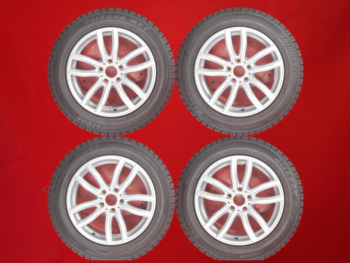 ブリヂストン ブリザック RFT BRIDGESTONE BLIZZAK RFT 255/55R18 109Q 5Wスポークタイプ 1P 8.5Jx18 +46 5/120 シルバー(銀色)系 X5