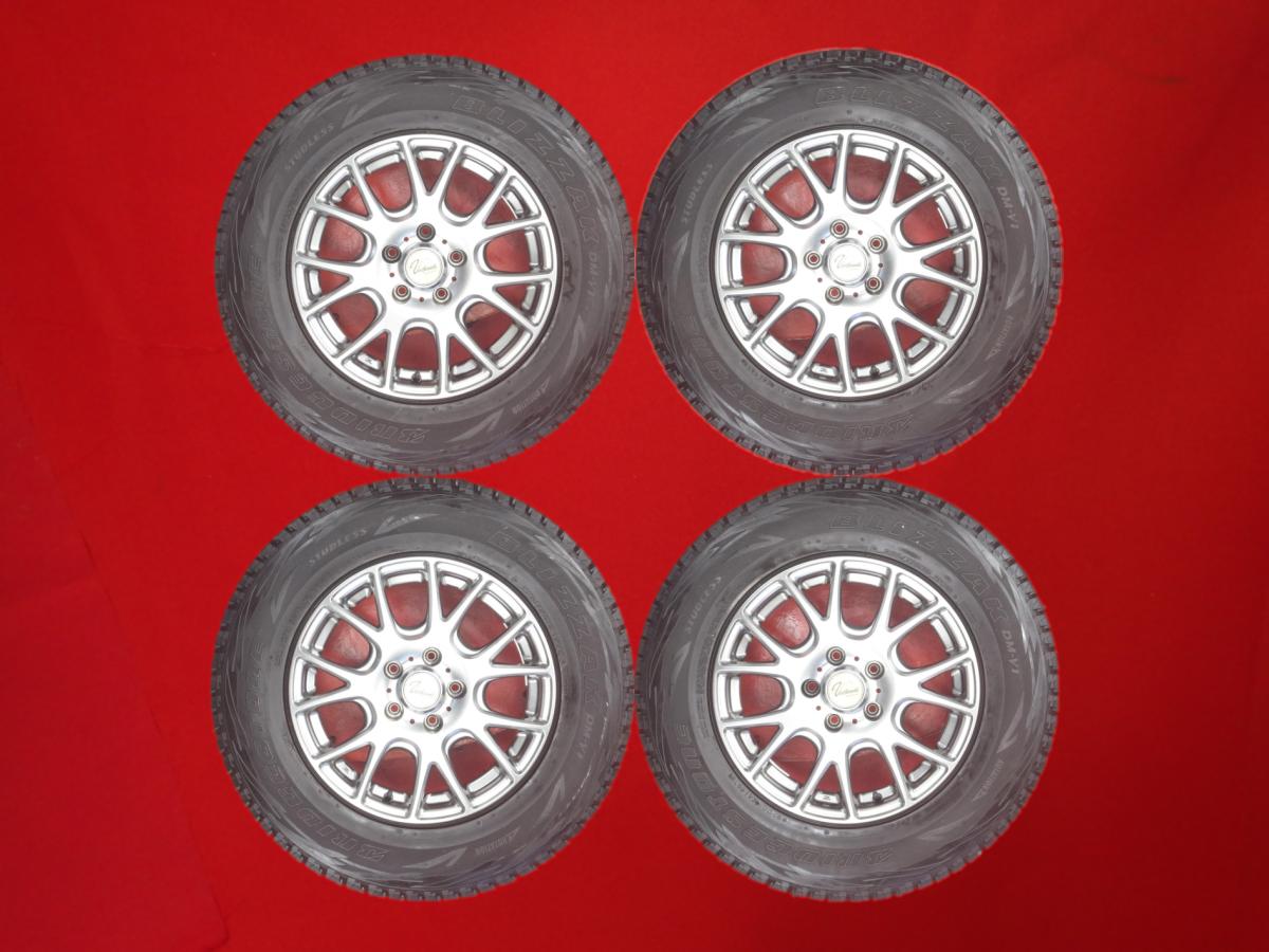 ブリヂストン ブリザック DM-V1 BRIDGESTONE BLIZZAK DM-V1 225/70R16 103Q 7Wスポークタイプ 1P 6.5Jx16 +38 5/114.3 ガンメタ系 エスクード