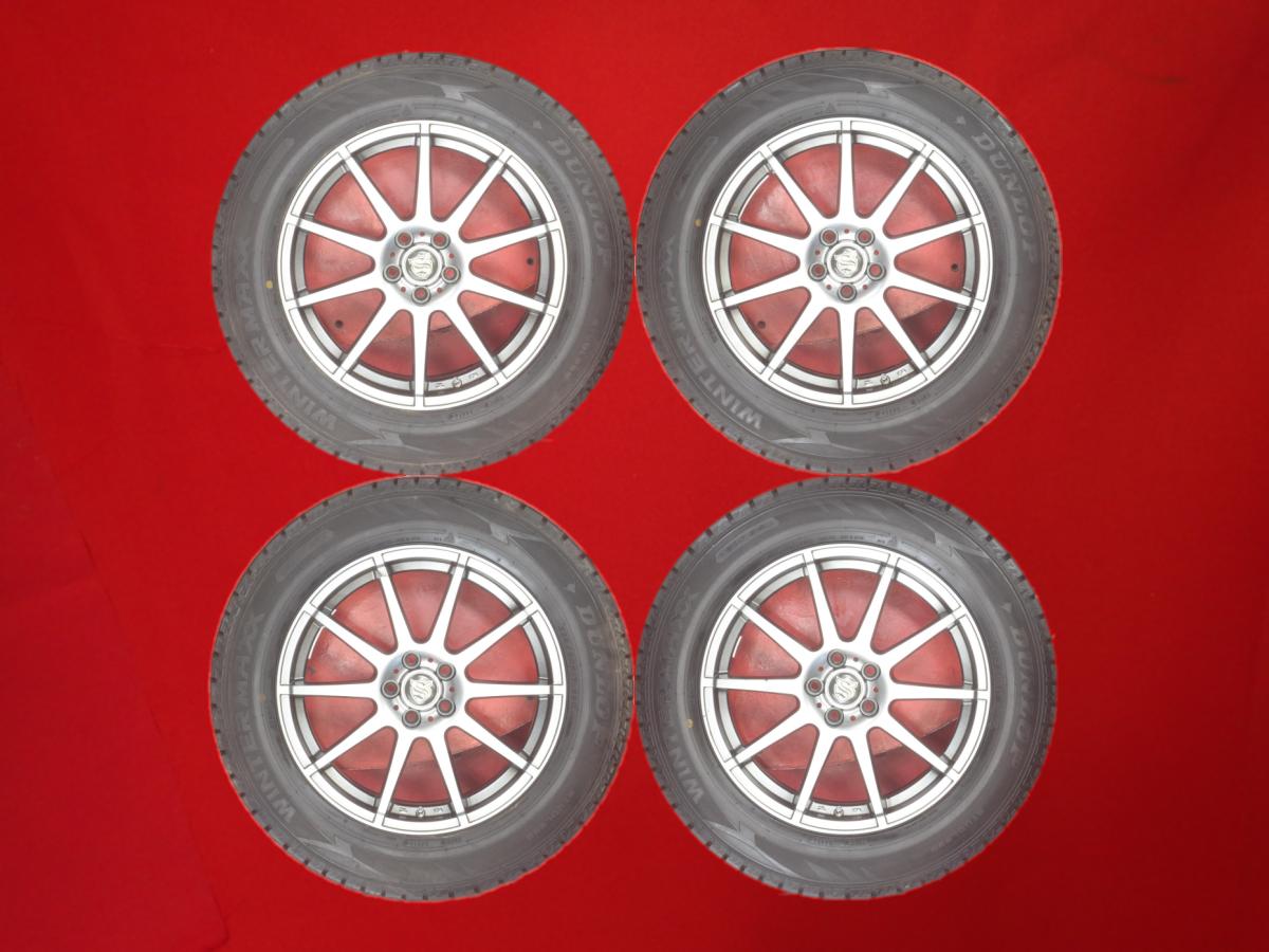 ダンロップ ウィンターマックス 02 WM02 DUNLOP WINTER MAXX 02 WM02 225/60R17 99Q 10スポークタイプ 1P 7Jx17 +48 5/100 ガンメタ系 XV