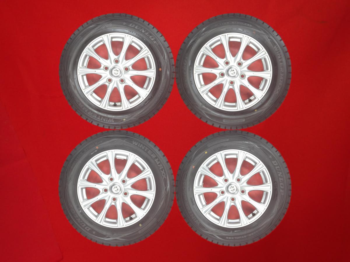 ダンロップ ウィンターマックス 01 WM01 DUNLOP WINTER MAXX 01 WM01 195/65R15 91Q 10スポークタイプ 1P 6Jx15 +53 5/114.3 シルバー(銀色)系 プログレ センティア プレマシー S-MX マークII ステップワゴン スパーダ アイシス ラフェスタ ハイウェイスター リバティ アコ