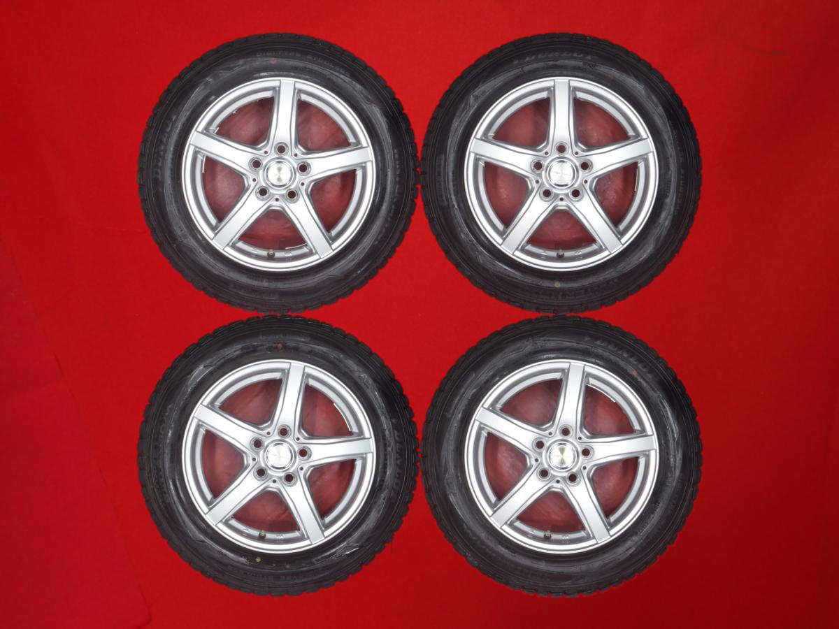 ダンロップ ウィンターマックス 01 WM01 DUNLOP WINTER MAXX 01 WM01 215/60R16 95Q 5スポークタイプ 1P 6.5Jx16 +39 5/114.3 シルバー(銀色)系 クラウン マジェスタ ES330 ナディア アルファード ウィンダム エスティマ ハイブリッド クラウン アスリート エスティマ マー