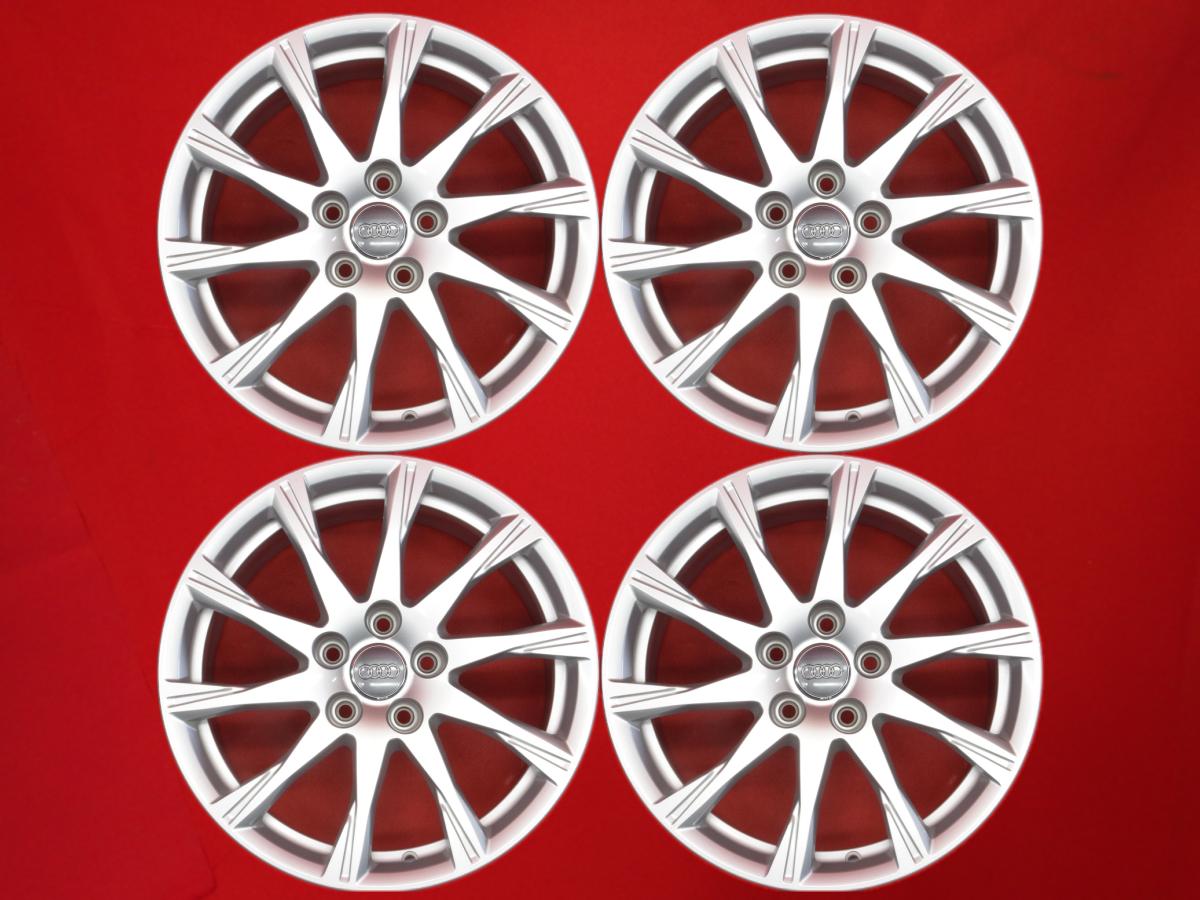 アウディ A4 ( 8W ) 純正 10エアロスポーク 17インチ 7.5Jx17 +38 5/112 ハイパーブラック A3 スポーツバック A4 CABRIOLET A8 A3 A6 A4 TT クーペ/TTロードスター TT クーペ A4 アバント A6 アバント Q3