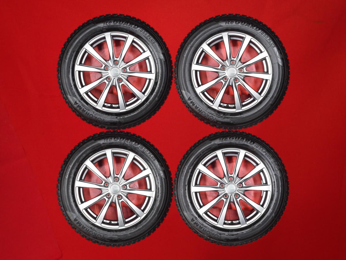 ヨコハマ アイスガード 5 プラス iG50 YOKOHAMA iceGUARD 5 PLUS iG50 225/60R17 99Q 10スポークタイプ 1P 7Jx17 +38 5/114.3 ガンメタ系 ヴェルファイア エクストレイル アルファード クルーガーハイブリッド クルーガー