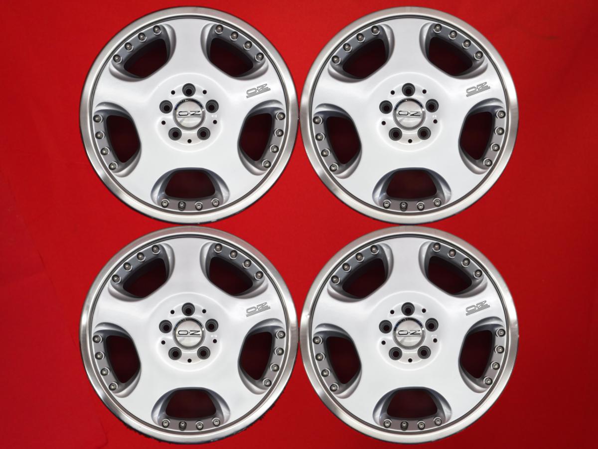 O-Z オペラ-2パテントリップ 8Jx18 +48 5/112 ステンレス系 シルバー(銀色)系 Eクラス ステーションワ..