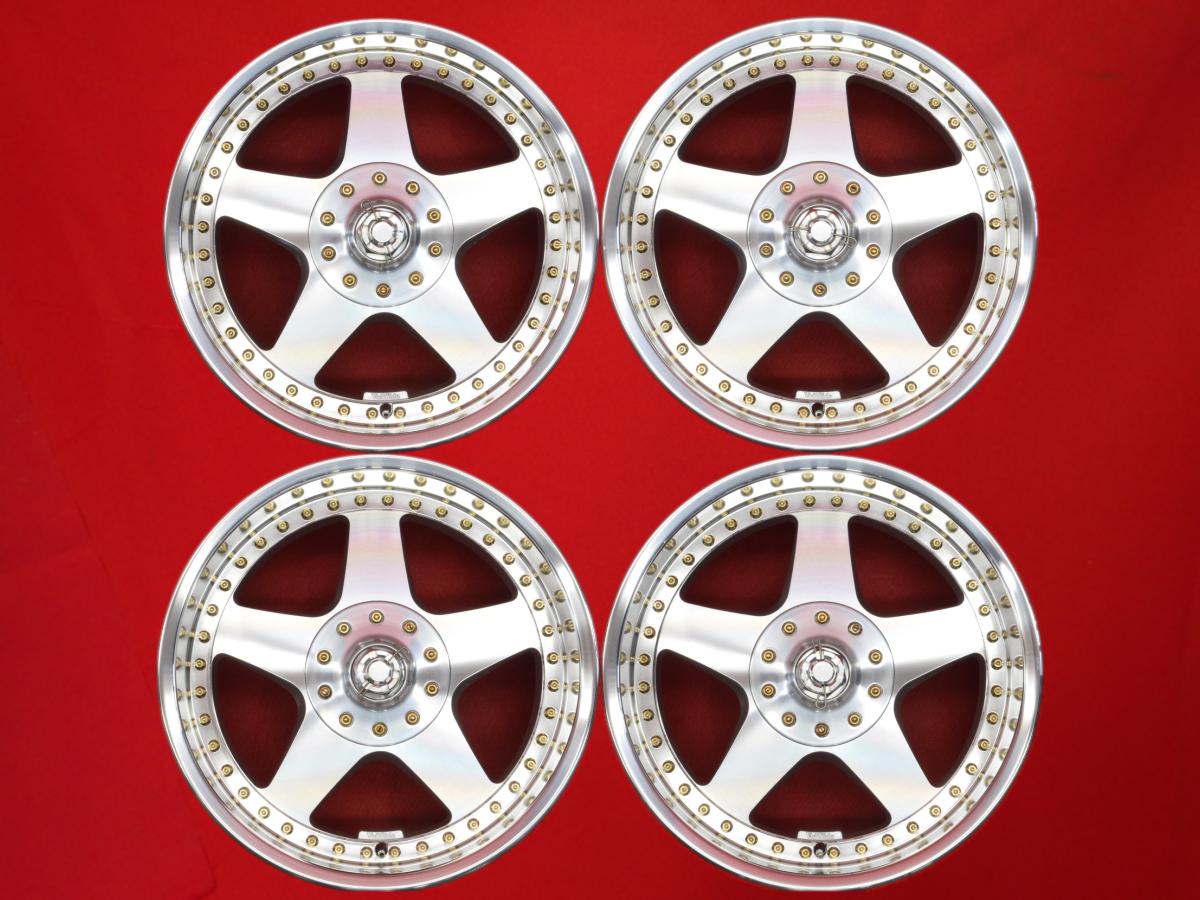 アンドリューレーシング V 7.5/8Jx16 +25 4 5/114.3 ポリッシュ系 シルバーポリッシュ(シルバー&ポリッシュ) スカイライン 180SX フェアレディZ