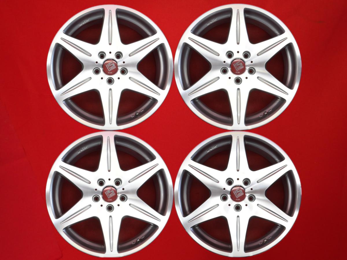 LS 406 MONO 8Jx18 +45 5/114.3 シルバーポリッシュ(シルバー&ポリッシュ) カムリ エスティマ クラウン アスリート GS450h エクストレイル ハリアー マークX エルグランド ES330 クラウン GS300 マツダ3 ハッチバック C-HR マツダ3 ZR-V