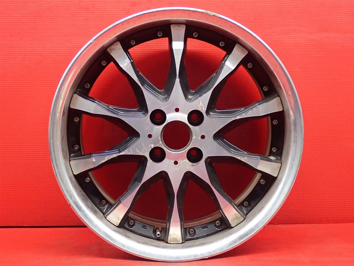 SCHWERT(シュバート) SC2(4H) 7Jx17 +30 4/100 ポリッシュ系 ブラックポリッシュ(ブラック&ポリッシュ)