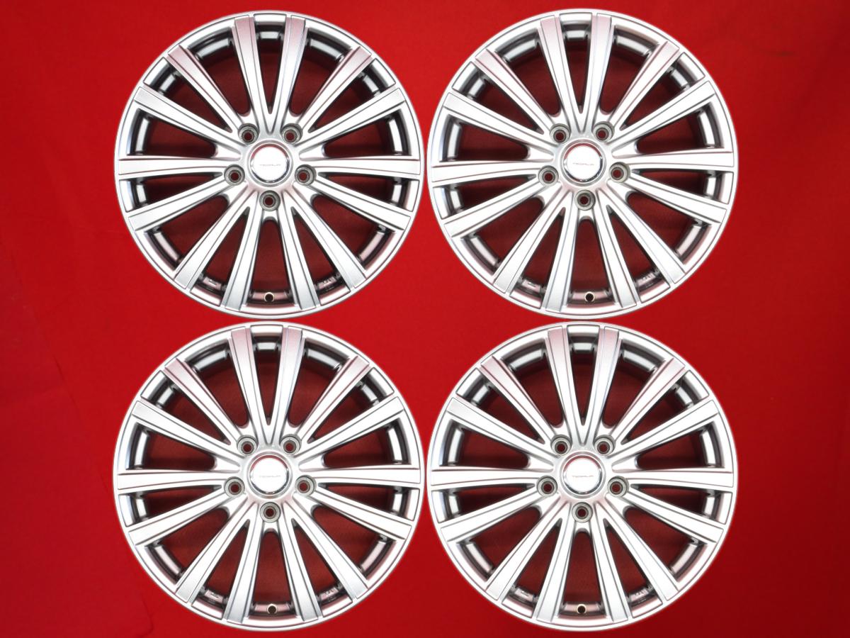 ヴェルヴァ VELVA TESALIA(テサリア) 7Jx17 +40 5/114.3 ハイパーブラック カローラ クロス NX300h RAV4 NX200t ノア デリカ D:5 セレナ カムリ ヴォクシー エクリプスクロス ハリアー アルファード プリウス