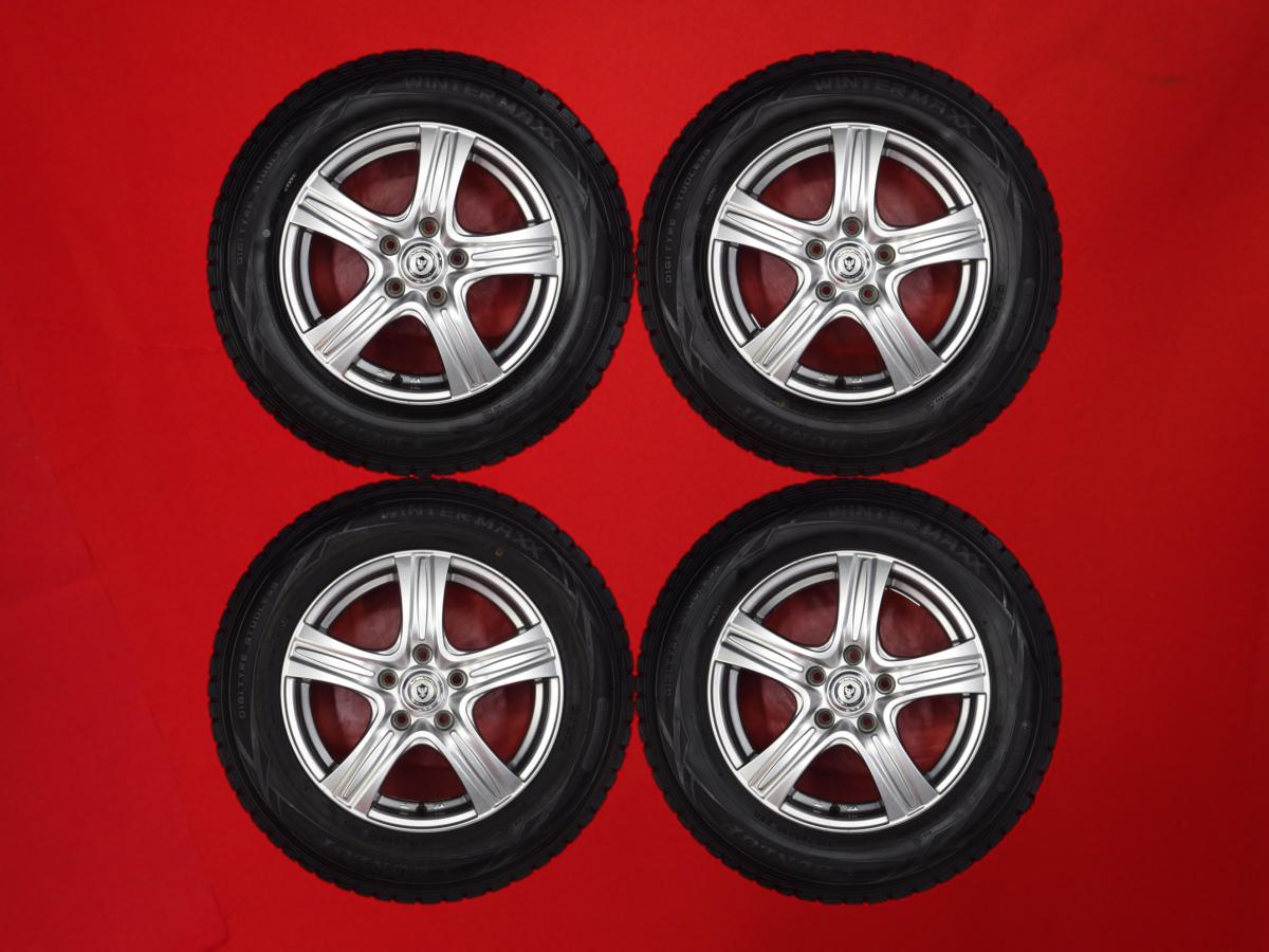 ダンロップ ウィンターマックス 01 WM01 DUNLOP WINTER MAXX 01 WM01 215/65R16 98Q 5スポークタイプ 1P 6.5Jx16 +47 5/114.3 シルバー(銀色)系 エリシオン プレステージ アヴァンシア MPV クロスロード CR-V ラッシュ エリシオン パジェロ イオ ラグレイト ビーゴ