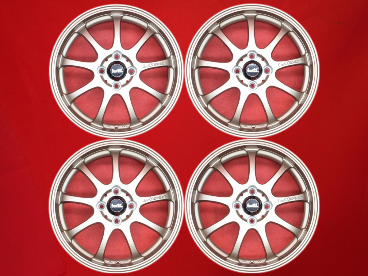 レアマイスター Lehrmeister LM SPORT (エルエムスポーツ) 6.5Jx16 +43 4/100 ブロンズ系 ノート オーラ スイフト マツダ2 ロードスター マーチ ヴィッツ ライズ アクア デミオ ヤリス ノート