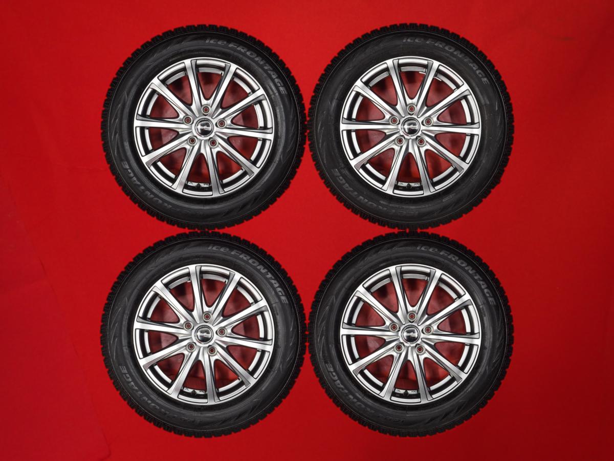 トーヨー アイス フロンテージ TOYO ICE FRONTAGE 215/60R16 95Q 10スポークタイプ 1P 6.5Jx16 +53 5/114.3 ガンメタ系 CX-3 ヴェゼル エスティマ ティアナ オデッセイ カムリ