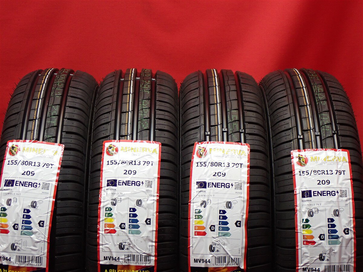 ミネルバ F209 MINERVA F209 155/80R13 79T AD-バン ADワゴン CR-X ウイングロード エスカルゴ カルタ..