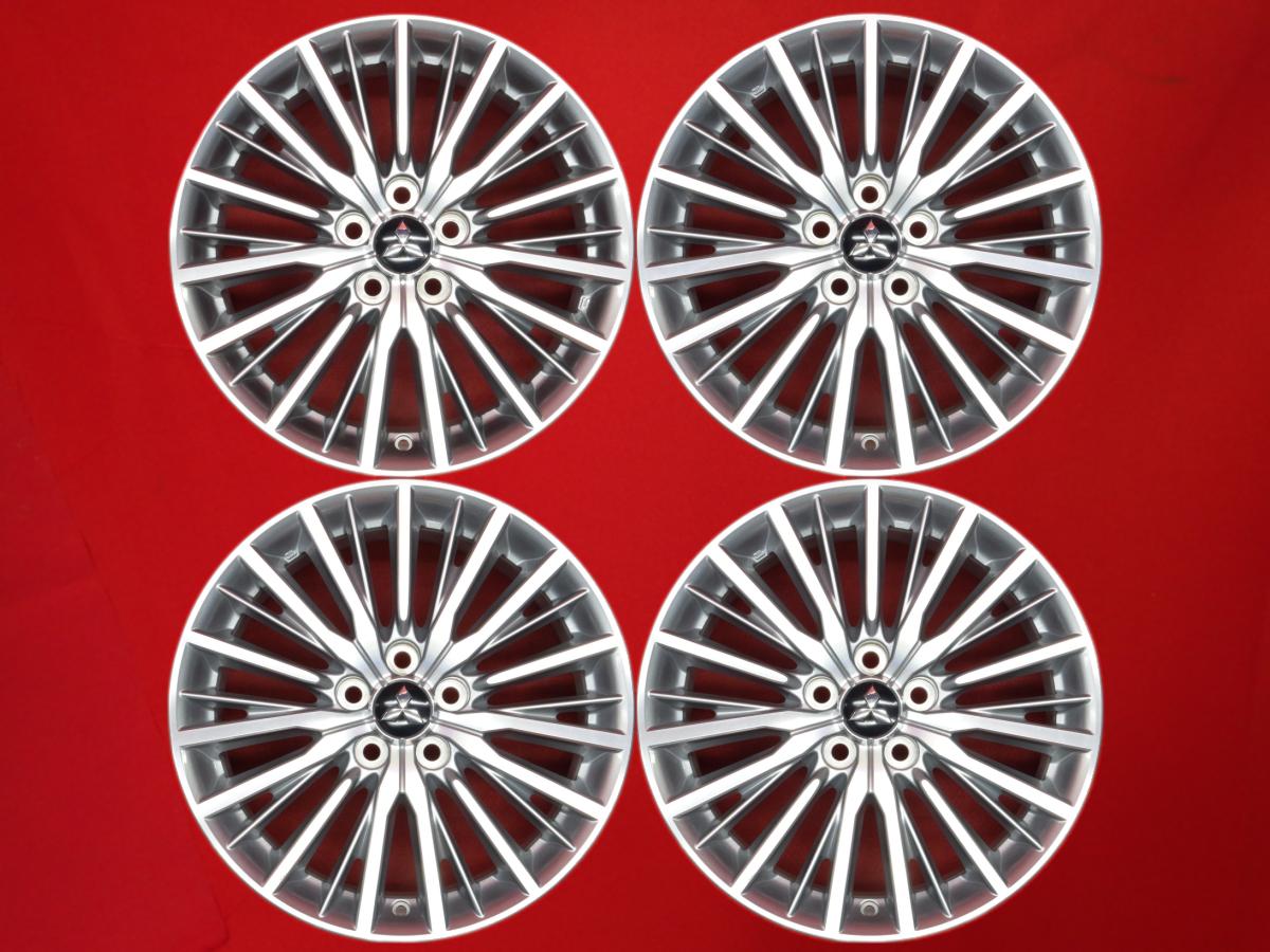 アウトランダー PHEV GG2W G 後期 純正 7Jx18 +38 5/114.3 ガンメタポリッシュ(ガンメタ&ポリッシュ) アウトランダー PHEV エクリプスクロス デリカ D:5 エクリプスクロス PHV