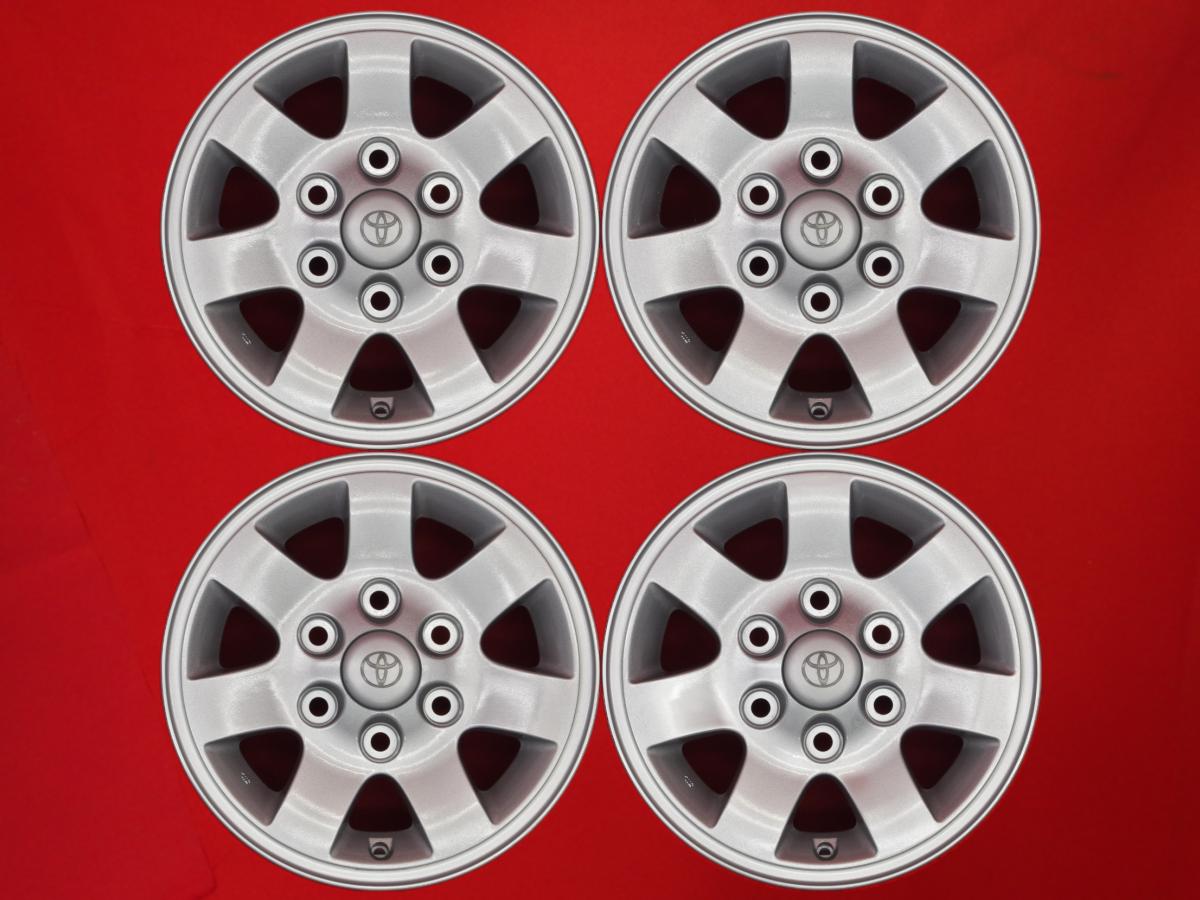 ハイエース 系(2WD)純正 6Jx15 +29 6/139.7 シルバー(銀色)系 ツーリングハイエース グランドハイエース ハイエースバン レジアスワゴン グランビア