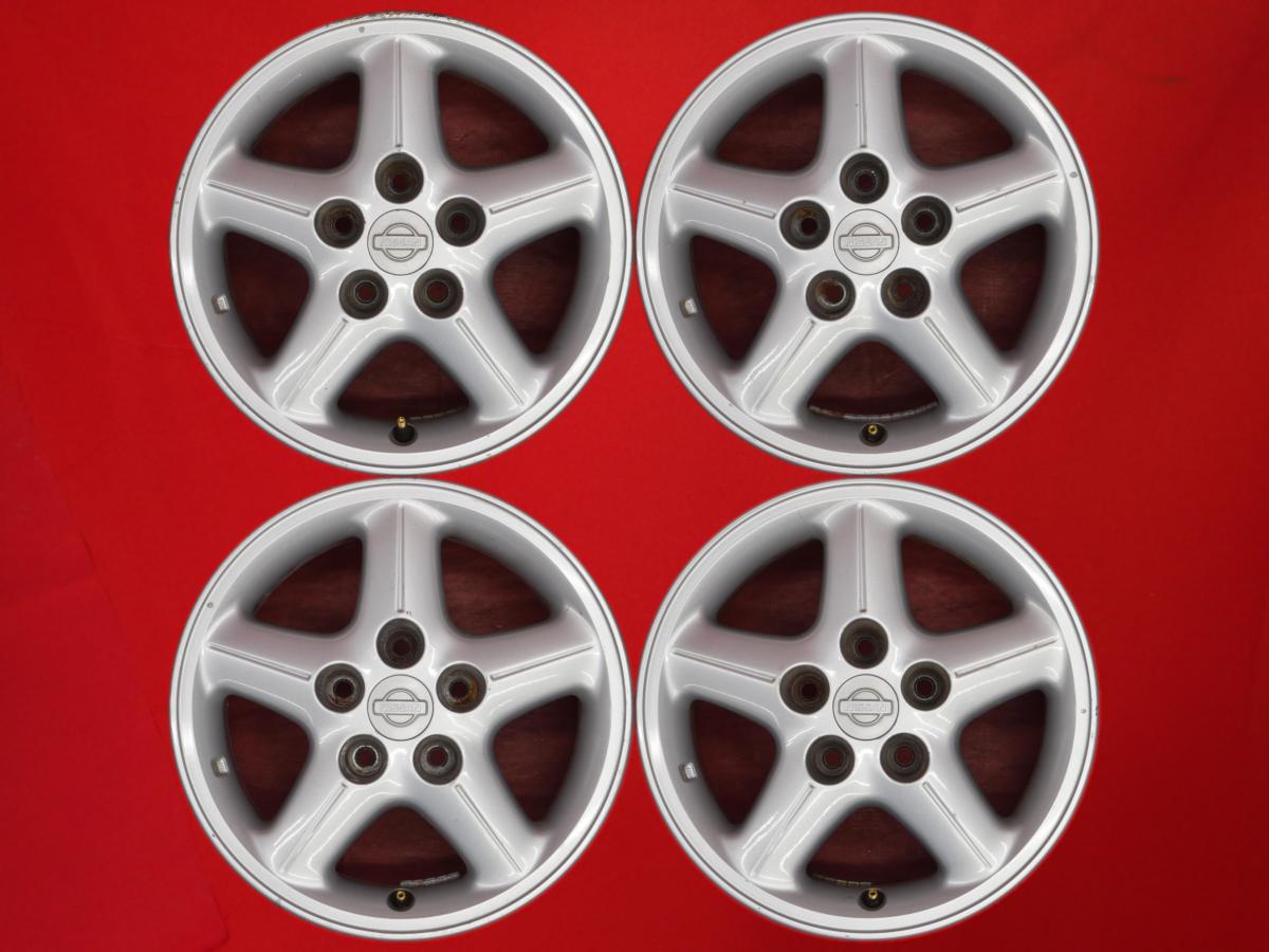 ステージア 純正5スポーク 6.5Jx15 +40 5/114.3 ステージア