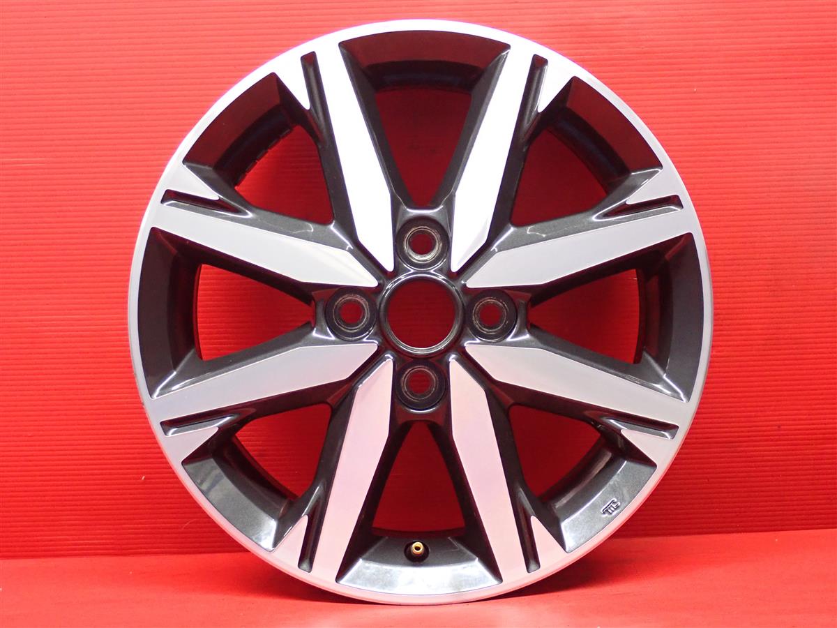 デイズ ルークス (B21A)ハイウェイスターX Gパッケージ / ターボ純正 4.5Jx15 +46 4/100 ガンメタポリッシュ(ガンメタ&ポリッシュ)