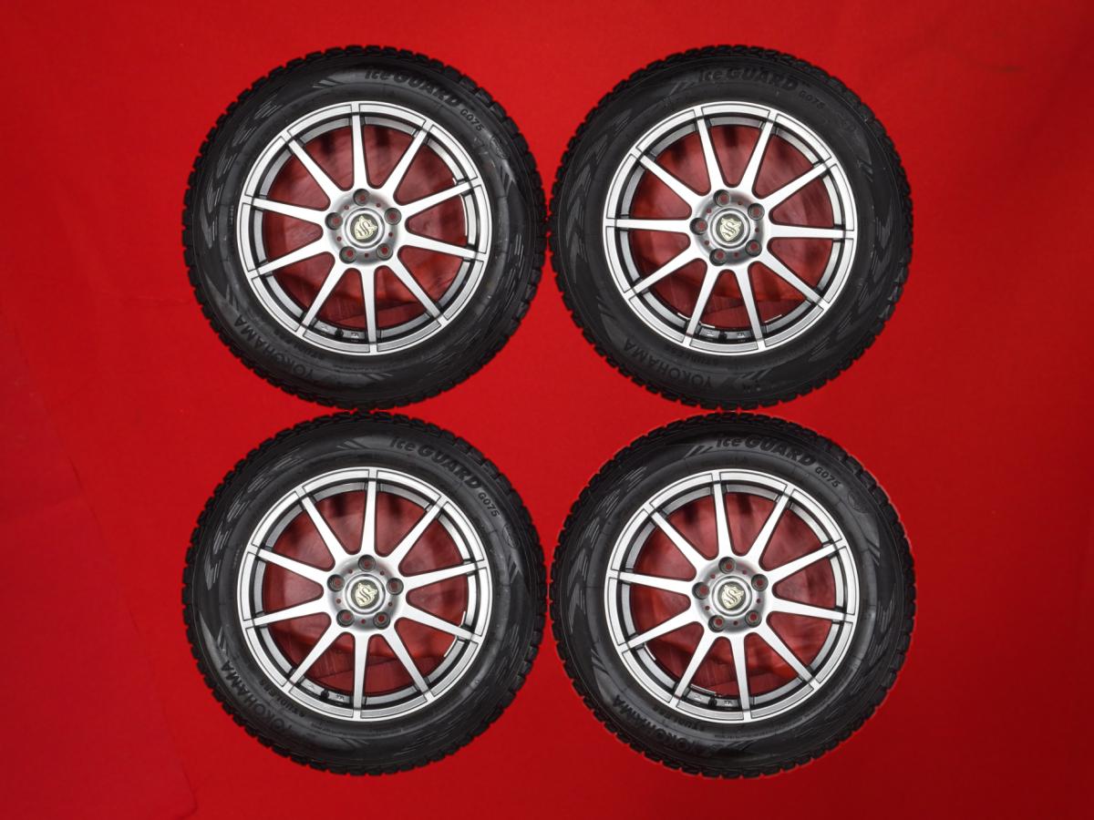 ヨコハマ アイスガード G075 YOKOHAMA iceGUARD G075 225/60R17 99Q 10スポークタイプ 1P 7Jx17 +38 5/114.3 ガンメタ系 アルファード ヴェルファイア エクストレイル