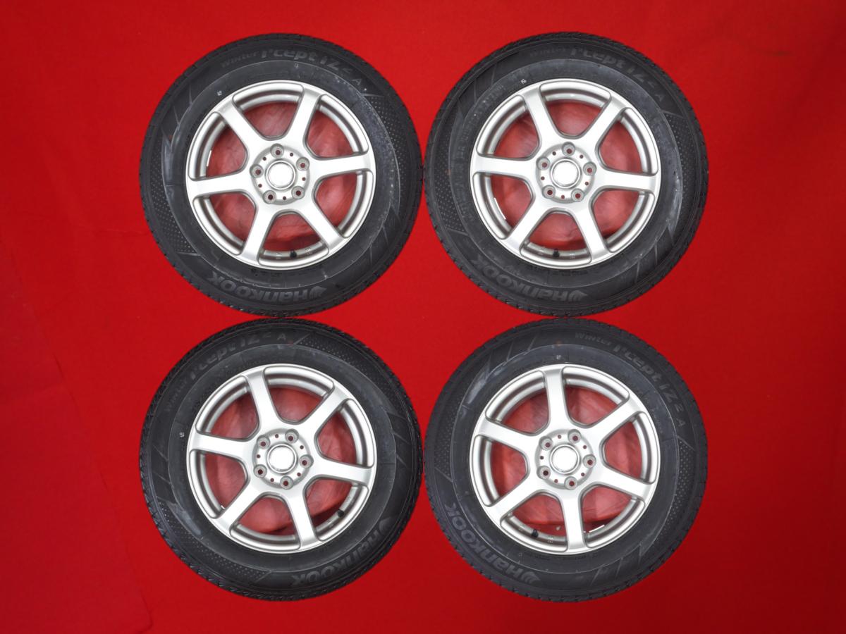 ハンコック ウィンター アイセプト IZ2 A HANKOOK WINTER i*cept IZ2 A 215/65R16 102T 6スポークタイプ 1P 6.5Jx16 +35 5/114.3 ガンメタ系 エルグランド デュアリス プレサージュ ヴェルファイア MPV エクストレイル アルファード カローラ クロス