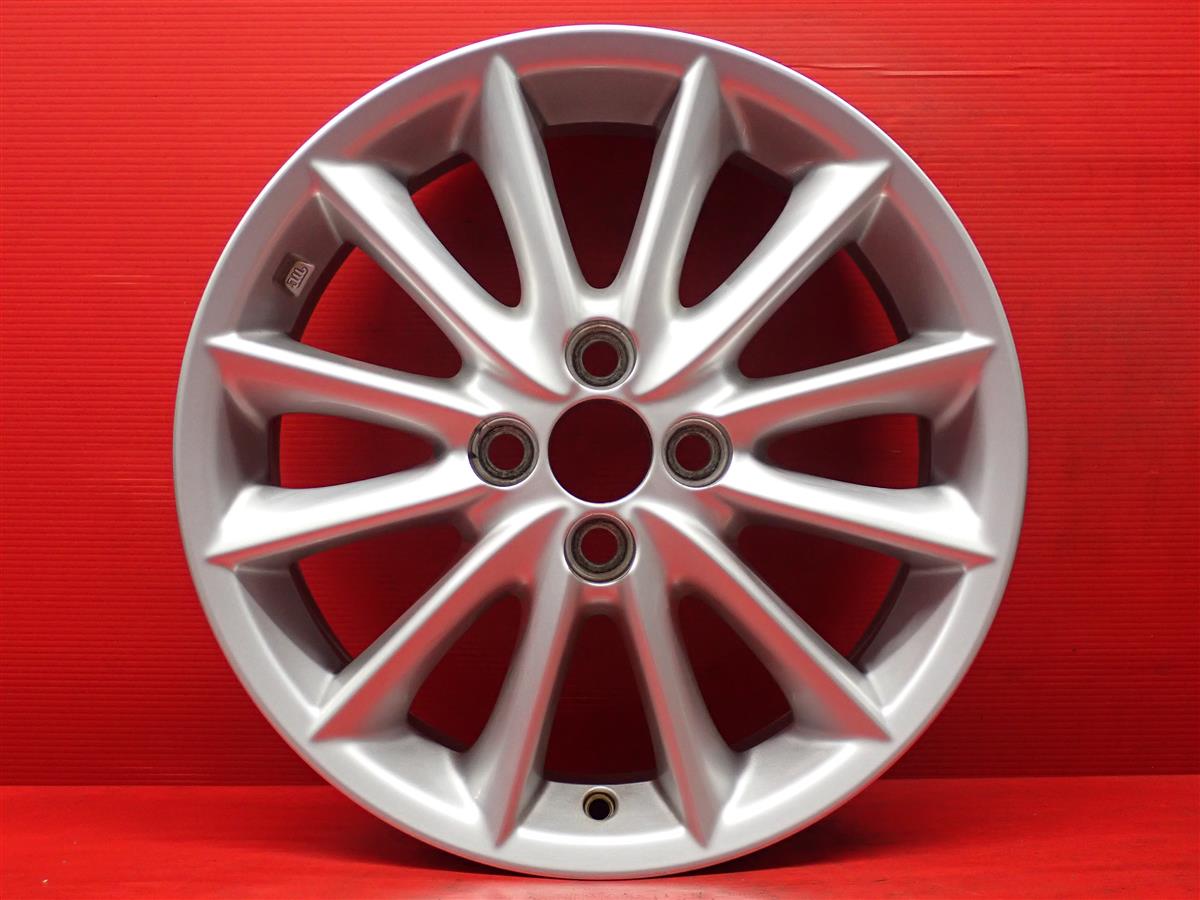 カローラ フィールダー(140系)純正16inch 6Jx16 +45 4/100 シルバー(銀色)系