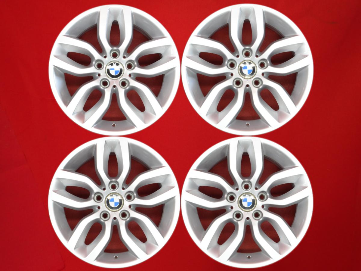 BMW X3 / X4 F25 / F26 純正 Yスポークスタイリング305 7.5Jx17 +32 5/120 シルバー(銀色)系 X3