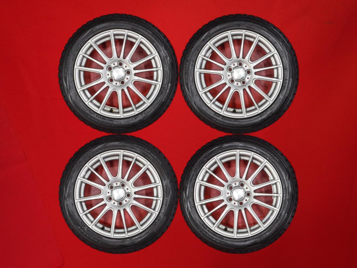 ダンロップ ウィンターマックス 01 WM01 DUNLOP WINTER MAXX 01 WM01 195/55R16 87Q 5Wスポークタイプ 1P 6Jx16 +42 5/100 ガンメタ系 アリオン プリウス プレミオ