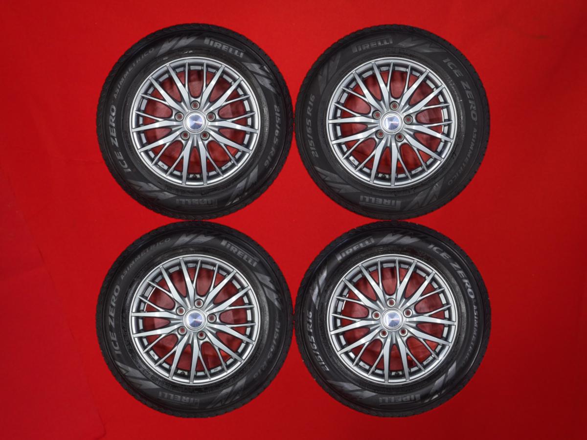 ピレリ アイス ZERO アシンメトリコ PIRELLI ICE ZERO ASIMMETRICO 215/65R16 98T 10Wスポークタイプ 1P 6.5Jx16 +38 5/114.3 ガンメタ系 アルファード エクストレイル ヴェルファイア デュアリス プレサージュ カローラ クロス エルグランド MPV