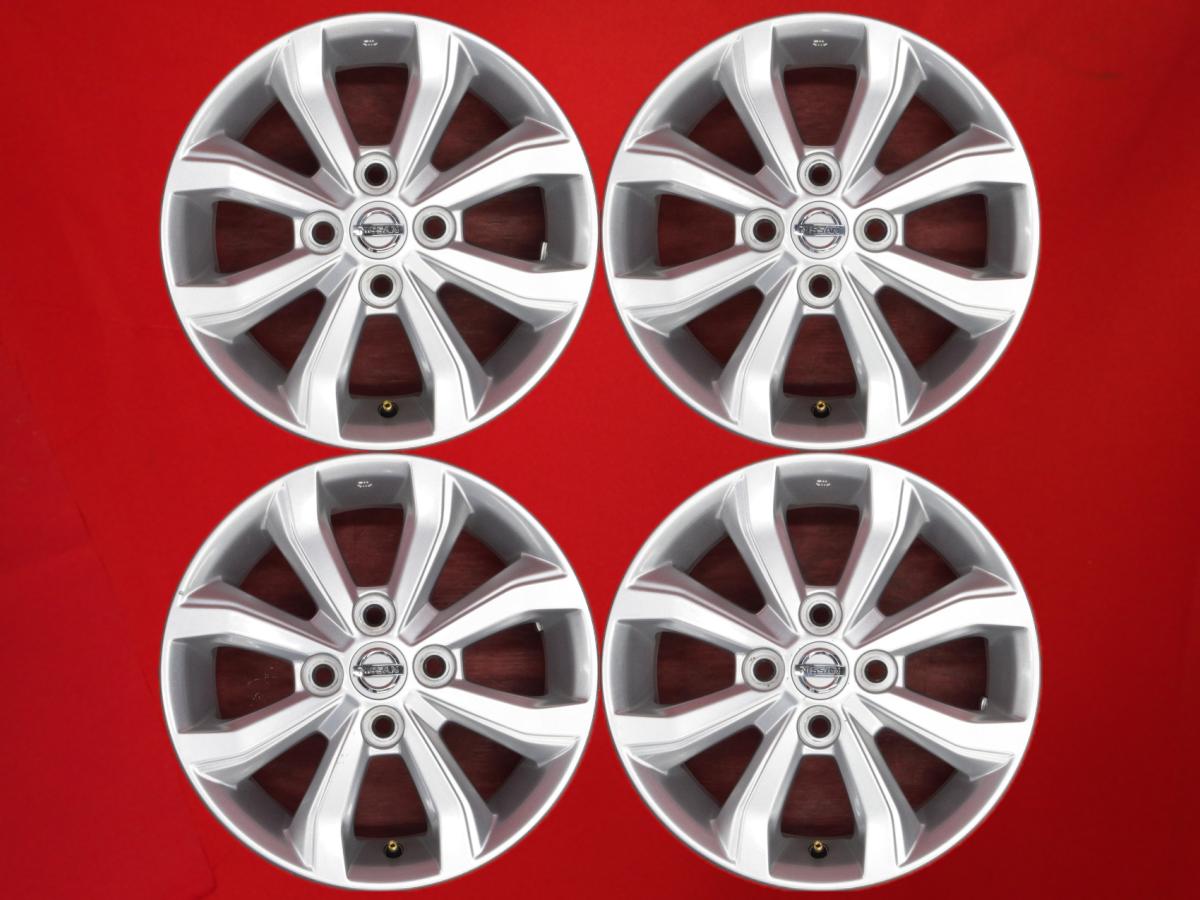 デイズ ルークス ハイウェイスター S / X 後期 純正 4.5Jx14 +46 4/100 シルバー(銀色)系 デイズルークス サクラ ルークス