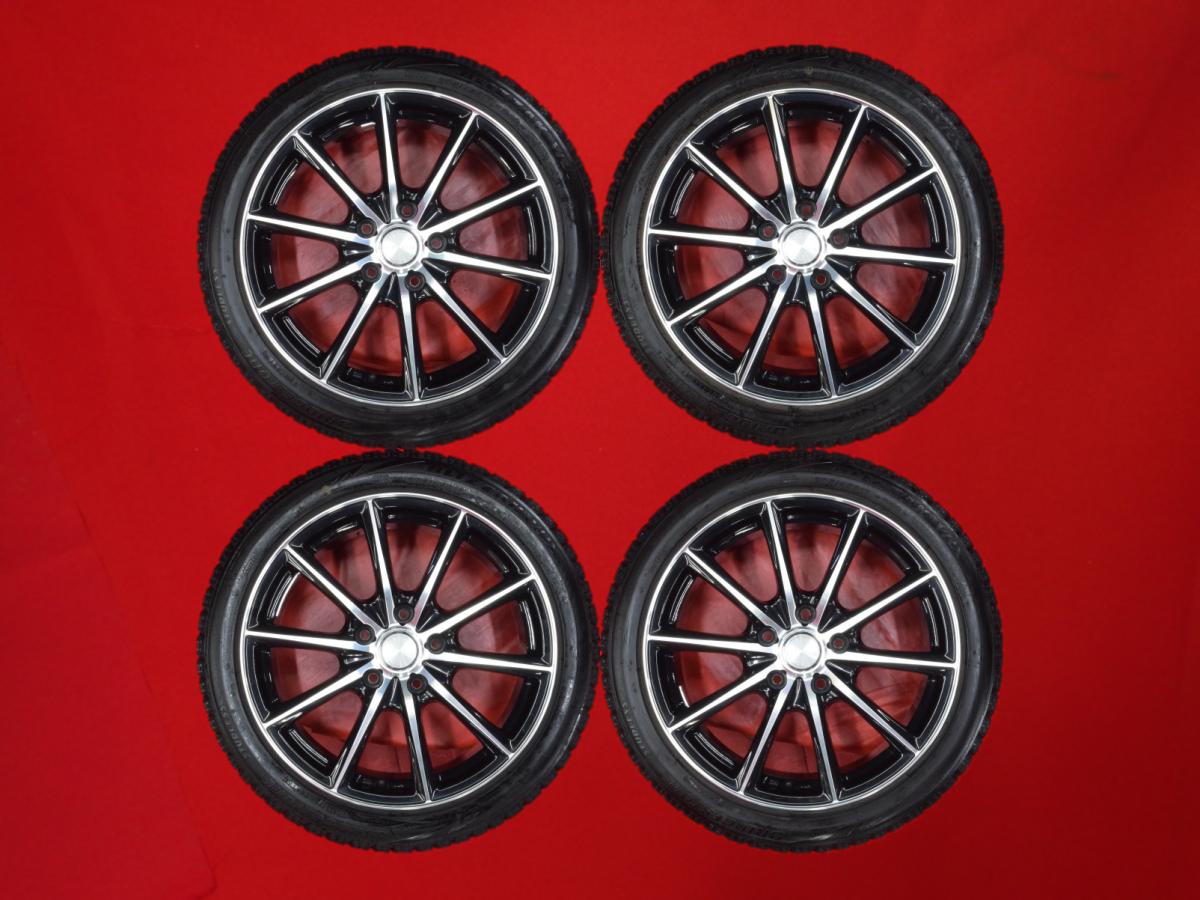 ブリヂストン ブリザック VRX BRIDGESTONE BLIZZAK VRX 205/45R17 84Q 10スポークタイプ 1P 7Jx17 +45 5/114.3 ブラックポリッシュ(ブラック&ポリッシュ) CR-Z インプレッサ ロードスター