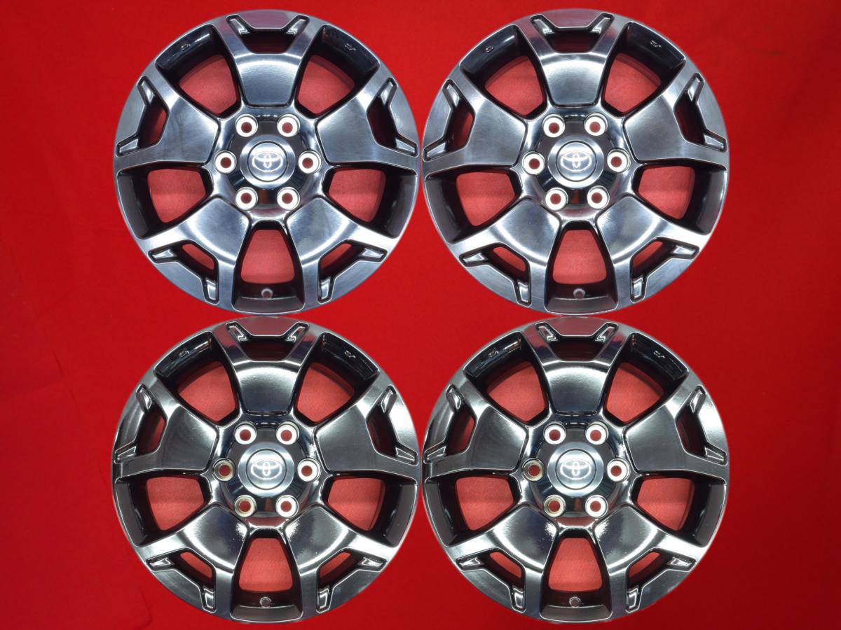 ハイラックス ( GUN125 ) ブラックラリーエディション 純正 7.5Jx18 +30 6/139.7 ブラック(黒色)系 ハイラックス ランドクルーザー プラド