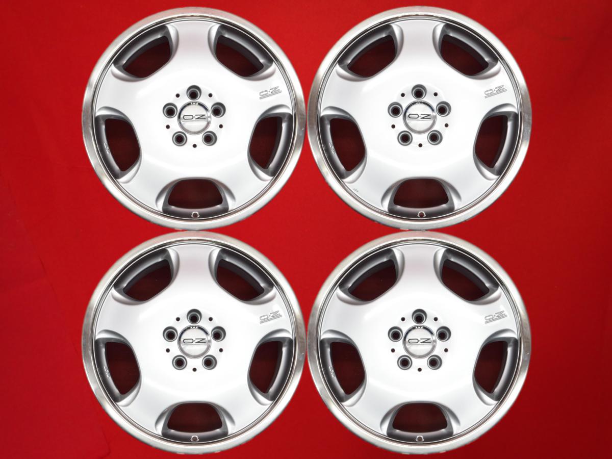 O-Z OPERA オペラ 1 パテントリップ 8Jx18 +37 5/114.3 シルバー(銀色)系 フーガ クラウン アスリート ..