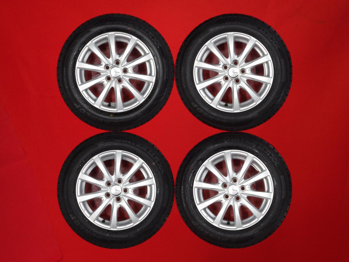 ダンロップ ウィンターマックス 02 WM02 DUNLOP WINTER MAXX 02 WM02 195/65R15 91Q 10スポークタイプ 1P 6.5Jx15 +40 5/100 シルバー(銀色)系 プリウス ウィッシュ カローラ CT200h カローラ ツーリング カローラ スポーツ プリウスPHV