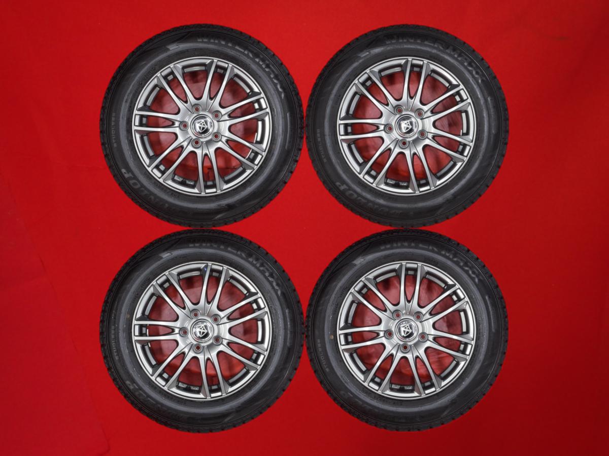 ダンロップ ウィンターマックス 02 WM02 DUNLOP WINTER MAXX 02 WM02 205/65R16 95Q 7Wスポークタイプ 1P 6.5Jx16 +40 5/114.3 ガンメタ系 ティアナ アルファード セレナ ヤリス クロス カムリ