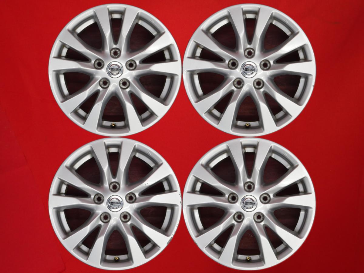 ティアナ (L33)純正 16inch 7Jx16 +50 5/114.3 シルバー(銀色)系 ティアナ