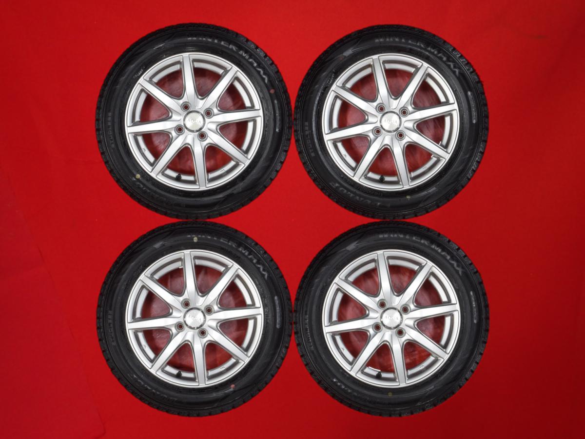 ダンロップ ウィンターマックス 02 WM02 DUNLOP WINTER MAXX 02 WM02 175/65R15 84Q 8スポークタイプ 1P 5Jx15 +38 4/100 ガンメタ系 カローラ アクシオ フィット フィット シャトル アクア スペイド カローラ フィールダー ヴィッツ カローラ フィット ハイブリッド スイフ