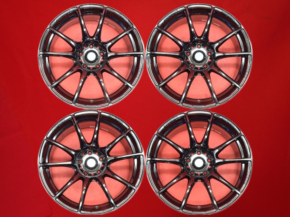 ウェッズスポーツ SA-25R 9.5Jx18 +12 5/114.3 ブラック(黒色)系 スカイラインGT-R