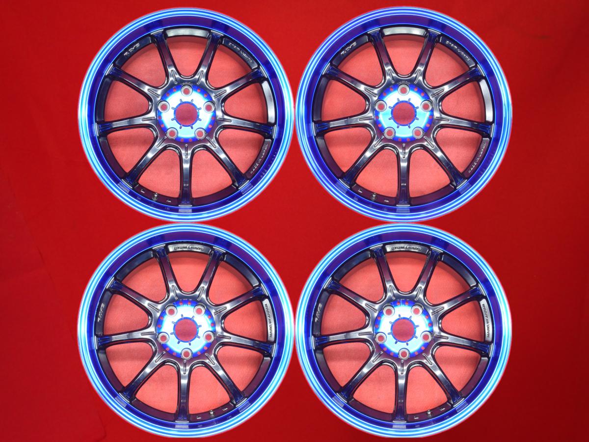 グラムライツ 57Gainer 7.5Jx18 +52 5/114.3 ブラックポリッシュ(ブラック&ポリッシュ) ヴェゼル スイフトスポーツ シビック タイプR レヴォーグ アクセラ スポーツ