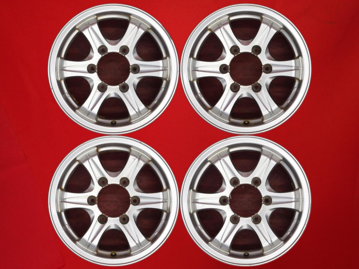 KEELER FIELD 6スポーク 6.5Jx15 +44 6/139.7 シルバー(銀色)系