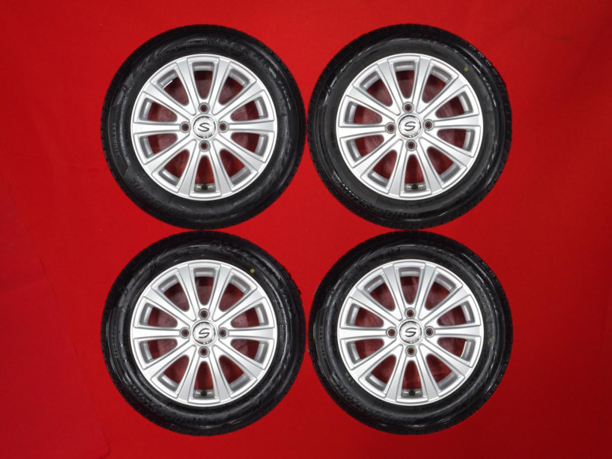 ブリヂストン ブリザック VRX2 BRIDGESTONE BLIZZAK VRX2 155/65R14 75Q 10スポークタイプ 1P 4.5Jx14 +45 4/100 シルバー(銀色)系 ミラ アヴィ ミラ バン エヌワゴン カスタム エヌボックス プラス カスタム ルクラ デイズ ソニカ MRワゴン Wit eKカスタム フレアワゴン カ