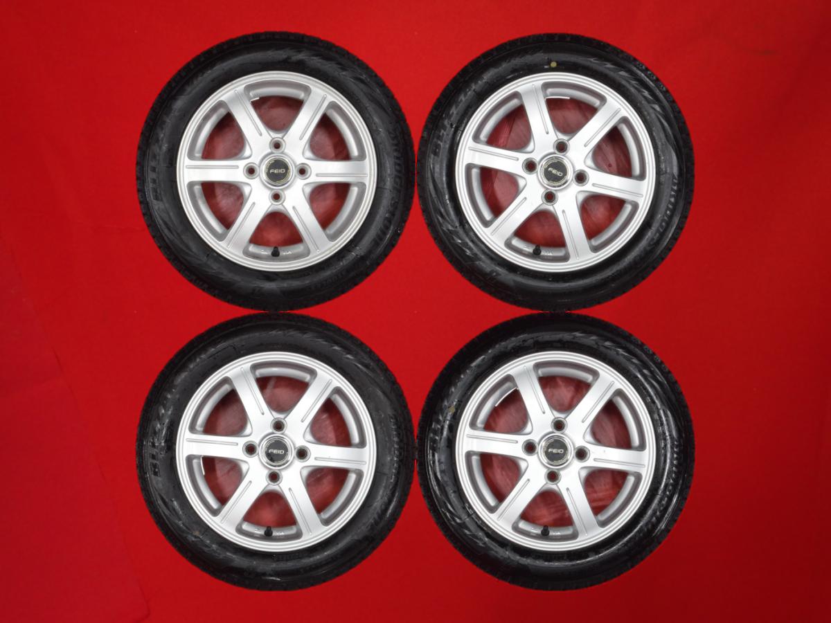 ブリヂストン ブリザック VRX2 BRIDGESTONE BLIZZAK VRX2 155/65R14 75Q 6スポークタイプ 1P 4.5Jx14 +45 4/100 シルバー(銀色)系