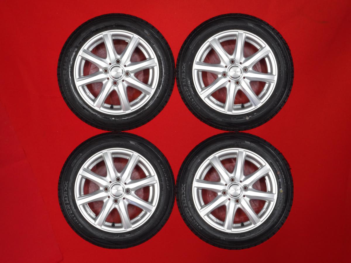 ダンロップ ウィンターマックス 02 WM02 DUNLOP WINTER MAXX 02 WM02 155/65R14 75Q 8スポークタイプ 1P 4.5Jx14 +45 4/100 シルバー(銀色)系 ルクラ カスタム モコ ミラ ジーノ アルト バン タント ファンクロス ステラ フレアワゴン カスタムスタイル エヌワン ピクシス