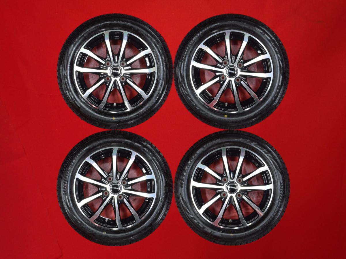 ブリヂストン ブリザック VRX2 BRIDGESTONE BLIZZAK VRX2 155/65R14 75Q 5Wスポークタイプ 1P 4.5Jx14 +45 4/100 ブラックポリッシュ(ブラック&ポリッシュ) ワゴンR フレアワゴン ピクシス メガ フレアワゴン カスタムスタイル ステラ タント ファンクロス フレア プレオ ア