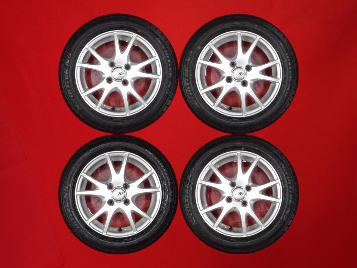 オートバックス ノーストレック N5 AUTOBACS NORTHTRECK N5 155/65R14 75Q 5Wスポークタイプ 1P 4.5Jx14 +45 4/100 シルバー(銀色)系 エヌワゴン ムーヴ ラテ ワゴンR スティングレー ミラ トコット eKワゴン スペーシア カスタムZ ムーヴ カスタム タント カスタム ピクシ