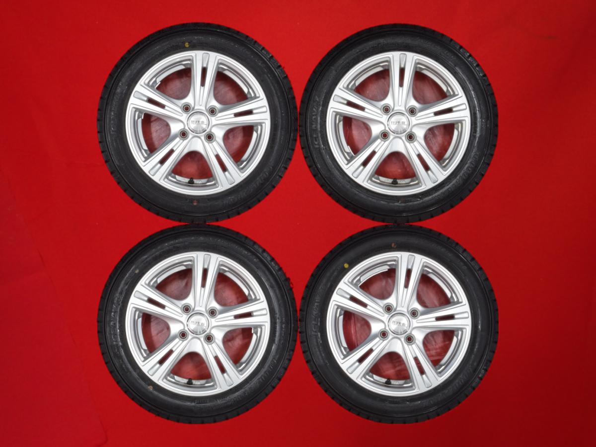 グッドイヤー アイスナビ 7 GOODYEAR ICENAVI 7 155/65R14 75Q 5Wスポークタイプ 1P 4.5Jx14 +43 4/100 シルバー(銀色)系 ステラ カスタム エヌボックス AZ-ワゴン R2 プレオ カスタム サクラ eKスペース タント ミラ イース ワゴンR スマイル アルト ラパン キャロル プレ