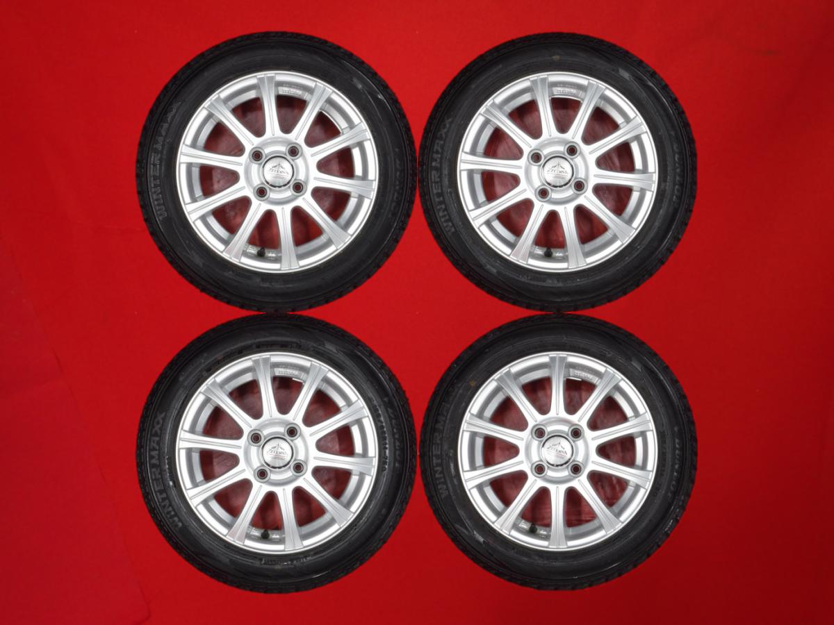 ダンロップ ウィンターマックス 02 WM02 DUNLOP WINTER MAXX 02 WM02 155/65R14 75Q 10スポークタイプ 1P 4.5Jx14 +45 4/100 シルバー(銀色)系 ピクシス メガ フレアワゴン カスタムスタイル ステラ フレアワゴン ワゴンR モコ ステラ リベスタ ルクラ カスタム プレオ フレ