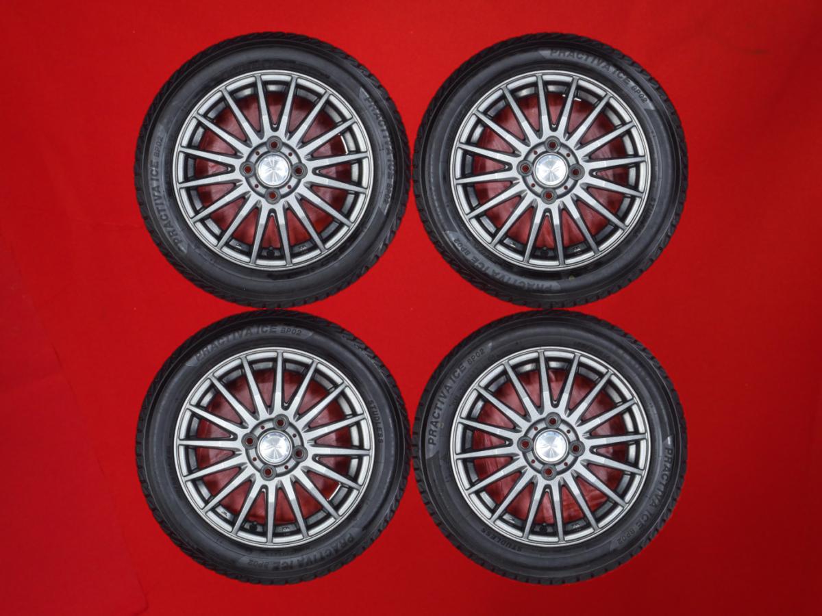 ヨコハマ プラクティバ アイス BP02 YOKOHAMA PRACTIVA ICE BP02 155/65R14 75Q 8Wスポークタイプ 1P 4.5Jx14 +45 4/100 ガンメタ系 プレオ バン キャロル アルト ラパン ミラ イース サクラ プレオ カスタム R2 AZ-ワゴン カスタムスタイル AZ-ワゴン スペーシア エヌボッ