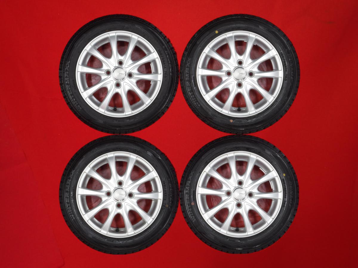 ダンロップ ウィンターマックス 02 WM02 DUNLOP WINTER MAXX 02 WM02 155/65R14 75Q 5Wスポークタイプ 1P 4.5Jx14 +45 4/100 シルバー(銀色)系 ミラ ココア ルークス プレオ プラス ハイゼット キャディー ムーヴ コンテ シフォン エヌボックス スラッシュ スペーシア カス