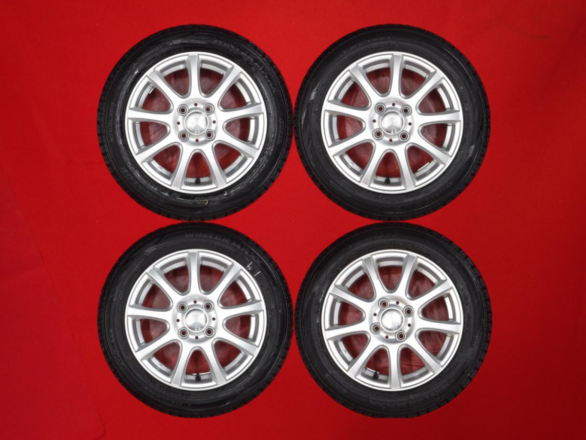 ダンロップ ウィンターマックス 02 WM02 DUNLOP WINTER MAXX 02 WM02 155/65R14 75Q 9スポークタイプ 1P 4.5Jx14 +45 4/100 シルバー(銀色)系 プレオ カスタム サクラ ミラ イース キャロル プレオ バン アルト ラパン ステラ カスタム エヌボックス スペーシア AZ-ワゴン R