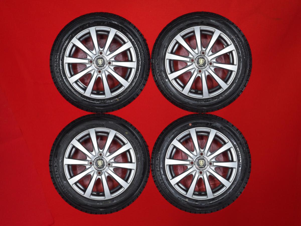 ダンロップ ウィンターマックス 02 WM02 DUNLOP WINTER MAXX 02 WM02 155/65R14 75Q 10スポークタイプ 1P 4.5Jx14 +43 4/100 ガンメタ系 エヌバン ステラ リベスタ フレア プレオ エヌワン ステラ エヌボックス プラス R1 フレアワゴン ワゴンR ムーヴ エッセ エヌボックス