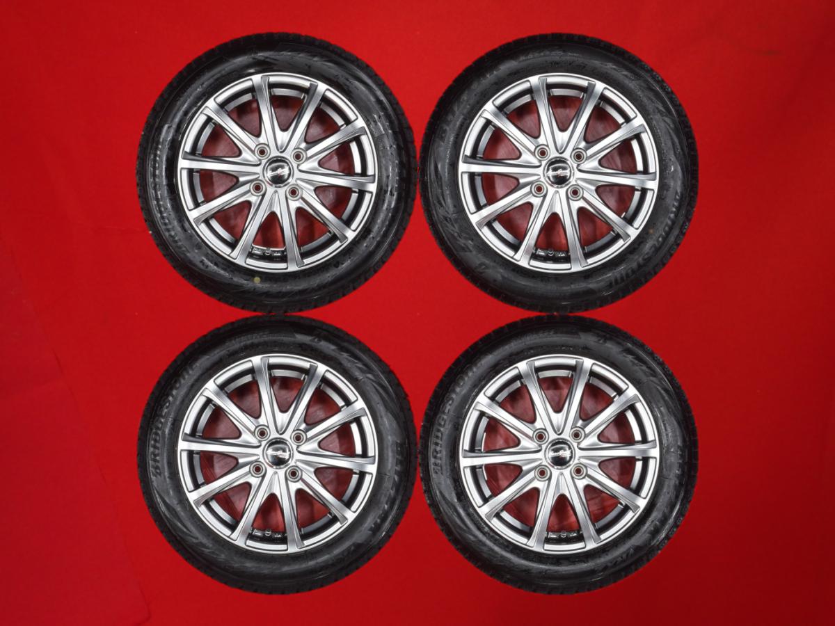 ブリヂストン ブリザック VRX2 BRIDGESTONE BLIZZAK VRX2 155/65R14 75Q 10スポークタイプ 1P 4.5Jx14 +45 4/100 ガンメタ系 キャロル エコ エヌボックス プラス R1 ムーヴ エヌワン プレオ フレア eKクロス スペース アルト バン ミラ ジーノ モコ シフォン カスタム エヌ